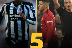 英超历史最快吃到5张黄牌纪录:罗霍5场5黄居首,本赛季霍尔6场 英超历史最快吃到5张黄牌纪录:罗霍5场5黄居首,本赛季霍尔6场