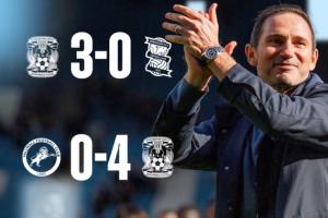 一路横扫!47岁兰帕德率队9轮5胜4平狂轰27球 考文垂不败登顶英冠 一路横扫!47岁兰帕德率队9轮5胜4平狂轰27球 考文垂不败登顶英冠