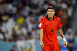 韩联社：金玟哉完成了韩国队完整合练，能够出战对巴西的友谊赛