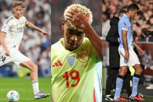 前中后各1人😬亚马尔、罗德里、赫伊森先后退出西班牙本期名单