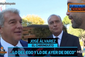 拉波尔塔:希望达成协议重返欧足联,我们与纳赛尔关系很好 拉波尔塔:希望达成协议重返欧足联,我们与纳赛尔关系很好