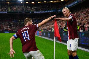 双星闪耀!哈兰德12球、厄德高7助攻均排名世欧预第一位 双星闪耀!哈兰德12球、厄德高7助攻均排名世欧预第一位