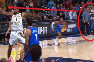 👀眼神也忒好了？裁判表示切特发球被抢断前戴格诺特已喊出暂停