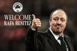 贝大师出山！官方：贝尼特斯执教帕纳辛奈科斯；年薪347万创纪录