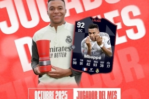 连续第2个月当选！西甲官方：姆巴佩当选10月联赛最佳球员