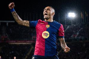 每体：拉菲尼亚恢复进展顺利，有望随巴萨前往塞尔塔