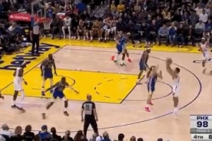 还有悬念！格雷森-阿伦单打波杰姆斯基 后撤步高难三分追到差9分