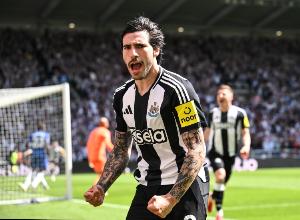 天空体育：托纳利去年与纽卡续约至2029年，合同不含解约条款