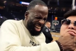 被青春暴揍？说唱歌手揽佬晒出与追梦合影：格林 我的青春！