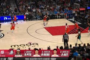 🔥来了他来了！杨瀚森第二节初直接登场