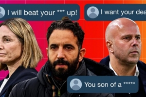 难顶🥶BBC：阿莫林斯洛特是英超被骂最多的人，前者被死亡威胁