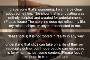 节目中承认与其他球员伴侣联系？埃纳澄清：这是剧本，与现实无关