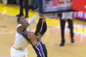 太狠了！马瑟琳拉拽+锁喉空中威少！吃到一级恶意犯规！