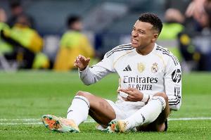 姆巴佩自2021年4月首次缺席欧冠比赛，当时对手也是曼城