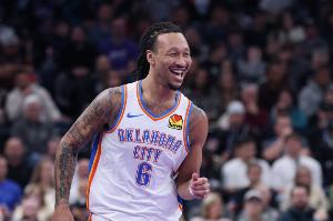 恐怖！ NBA杯1/4决赛雷霆13人轮换 上场球员全部都有得分入账