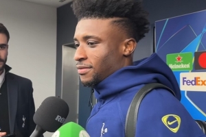 库杜斯：孙兴慜是热刺传奇是我们榜样，不能再一起踢球我很遗憾