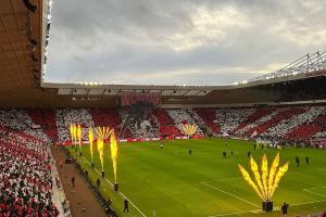 桑德兰主场震撼看台秀