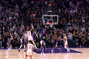 杜兰特后仰出手的绝杀不进！国王逃出生天！