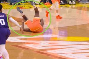 🤡尬住！托布强吃新秀克尼佩尔 欲比too small结果摔了个狗吃屎