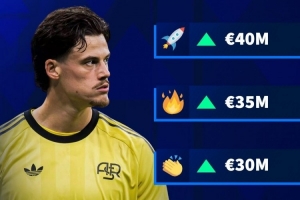 德转预热斯维拉尔身价变化：最高4000万欧，最低2000万欧
