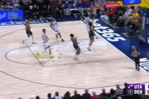 末节还有机会吗？科利尔抢断长传森萨博压哨上篮 爵士追到20分内