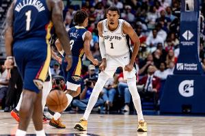 最近流行状元打替补？锡安本赛季打替补4胜0负 文班同样是4胜0负