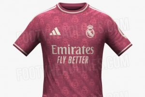 马卡：皇马26/27赛季第三球衣可能是粉色，这将是队史第三款粉衣