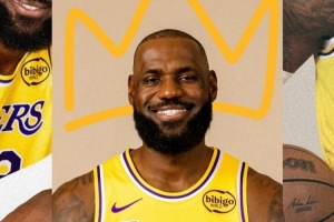 41岁老将！湖人官推晒海报为詹姆斯庆生：生日快乐 勒布朗