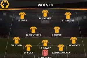 时过境迁…2019年的狼队英超第7+欧联8强，有若塔、内维斯等名将