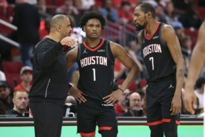 键盘侠|KD真高瘦远投王&效率爆表！火箭第三阵容差点被20+逆转