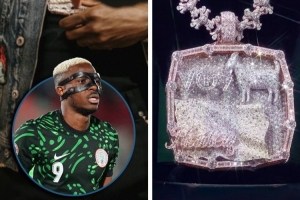 区区2周工资🤑奥斯梅恩花63万欧定制奢华项链，嵌有1.4万颗宝石