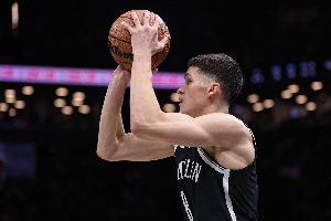 首轮8号秀！杰明17中7砍23分平生涯纪录 7记三分篮网队史新秀新高