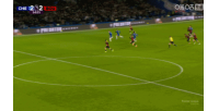 切尔西快速反击，内托传中，德拉普头球顶偏