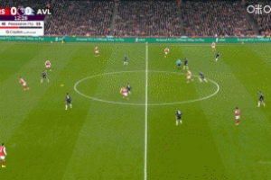 约克雷斯回撤接球被抢断，孔萨直塞，沃特金斯近距离绝佳机会打偏