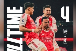 因伤缺席🤕赖斯晒海报庆祝枪手取胜：这支球队！我们继续前进