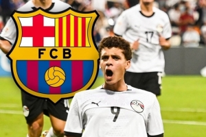 世体：巴萨加速引进17岁埃及前锋哈姆扎，开罗国民预计即将放行