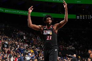 有几分MVP时的风采？恩比德近5战场均30.6分8.8板3.4助1.4断