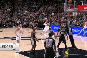 😳一个人9-0！文班连轰2记三分 再来一个最高点的逆天摘帽！