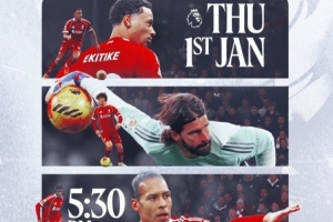 新年首战！利物浦官推晒对阵利兹联海报：范戴克、阿利松等出镜