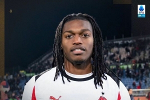 攻入唯一进球！莱奥当选米兰vs卡利亚里全场最佳球员