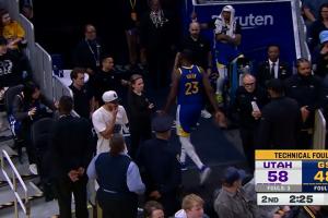 爵士明显三秒违例裁判没吹！追梦抱怨连吃两T被驱逐！